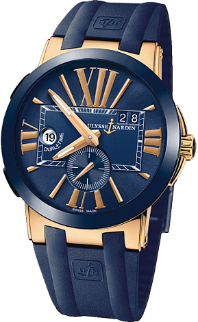 Review Ulysse Nardin Executive Dual Time 43 mm 246-00-3 / 43 watch review